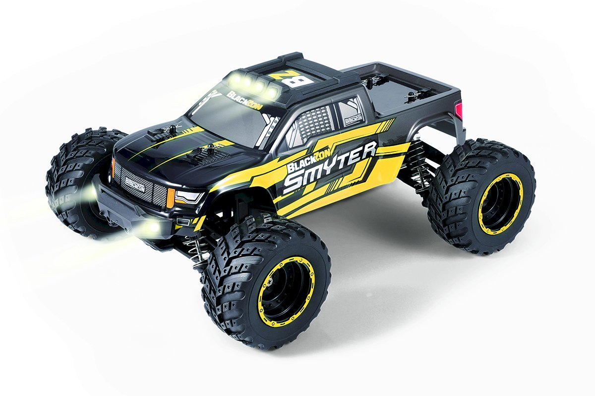 BLACKZON Smyter MT 1/12 4WD Elektro Monster Truck Gelb 540225 - Abbildung 3