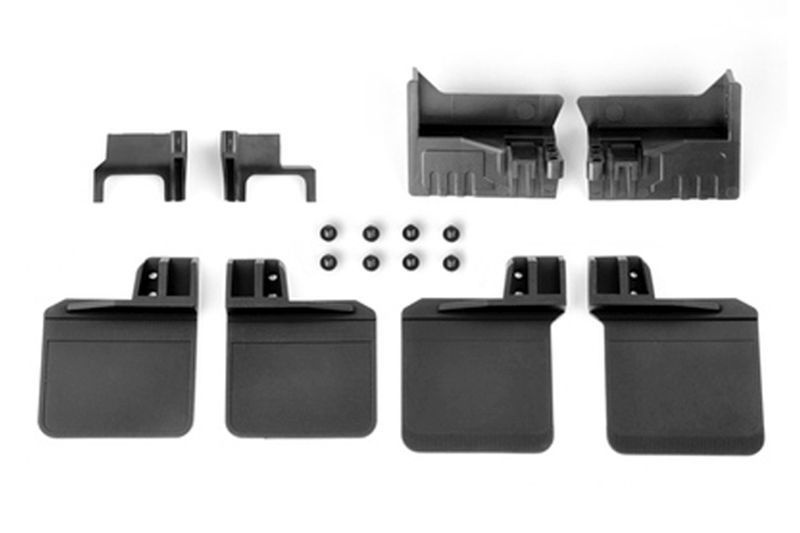 GPM Schmutzfänger Set v/h schwarz Traxxas Traxxas4