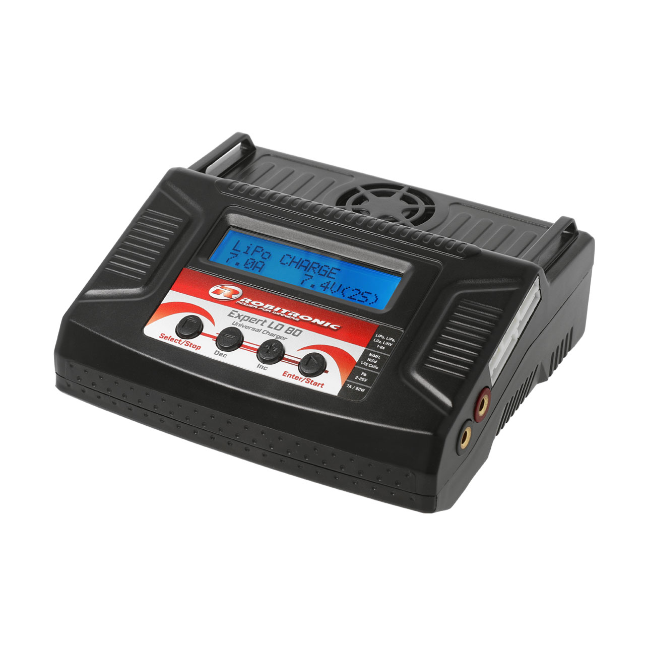 Robitronic Expert LD80 Ladegerät LiPo 1-6s 7A 80W R01015