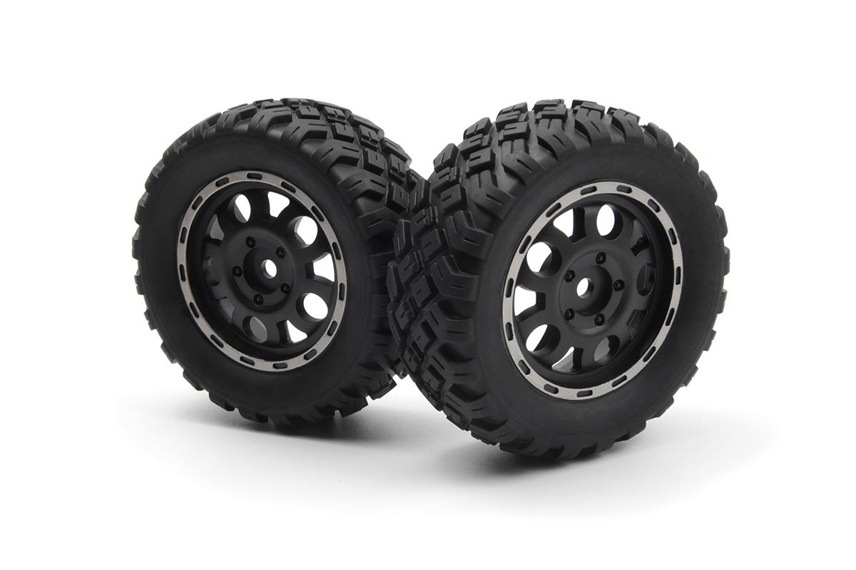 Blackzon Montiert Reifen & Felgen Set (2St.) 540451