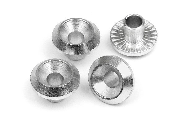 HPI Felgen Scheiben (Silber/4St/Cup Racer 1M) 86985