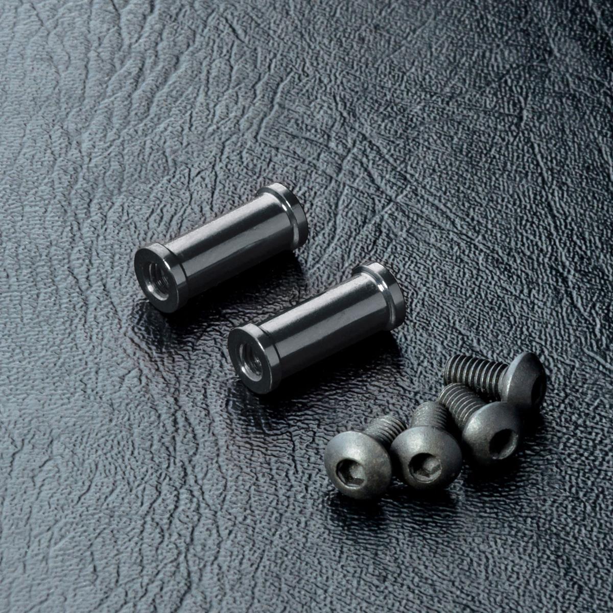 210561BK Abstandhalter M3x13mm schwarz (2 Stück)