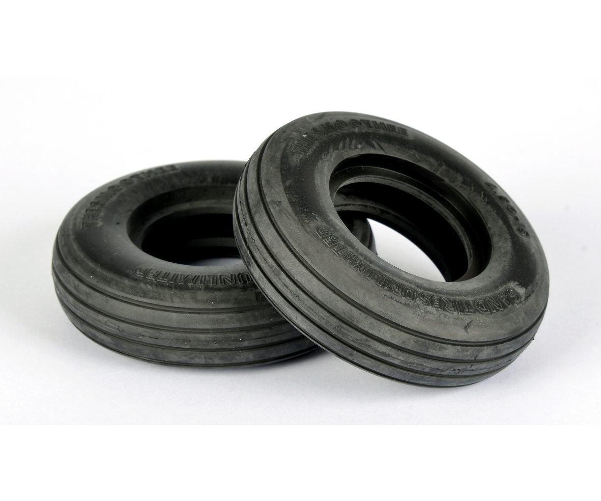 Tamiya 05033 Sand-Rillenreifen vorne (2) 58441/452 319805033