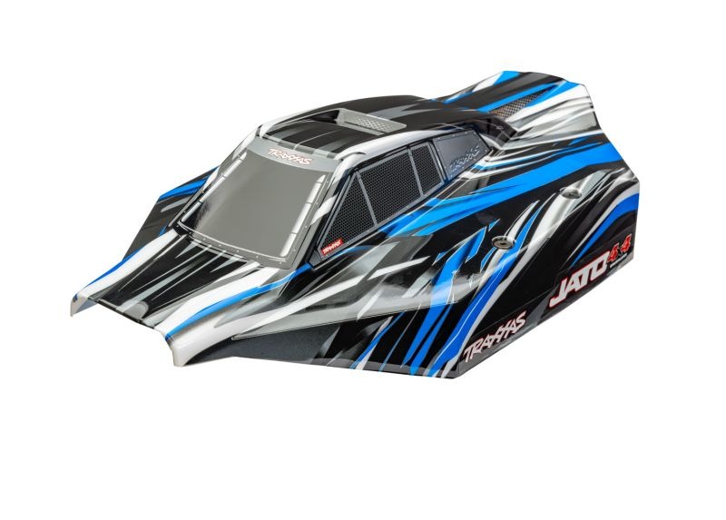 Traxxas Karo Jato 4X4 blau mit Aufkleber  9018-BLUE