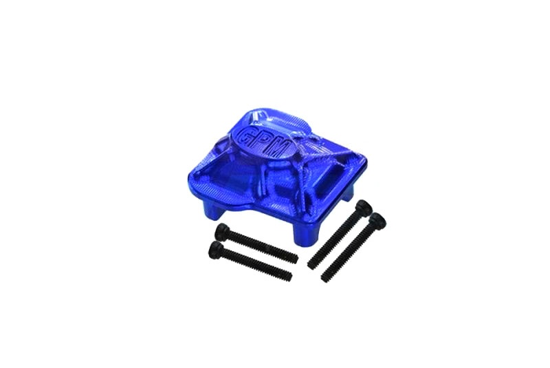 GPM Achsen-Abdeckung 7075-T6 Alu blau v/h Traxxas-4M - Abbildung 1