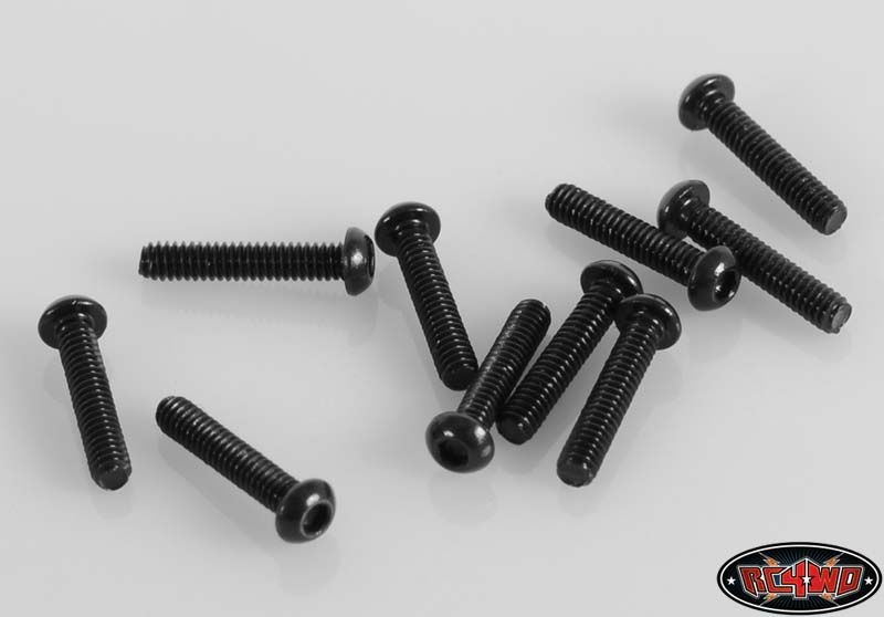 RC4WD Steel Button Head Cap Screws M2 x 10mm (10) Z-S0911