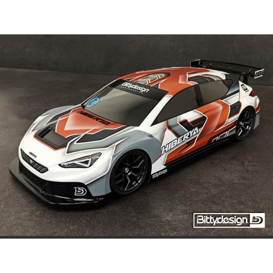 Bittydesign HIBERYA 1/10 clear body 190mm for front wheel drive car BDFWD-190HBY