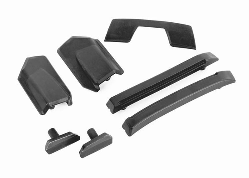 Traxxas Karo-Verstärkungs-Set schwarz / Dach-Skid-Pads (für #9511 Ka 9510 - Abbildung 1