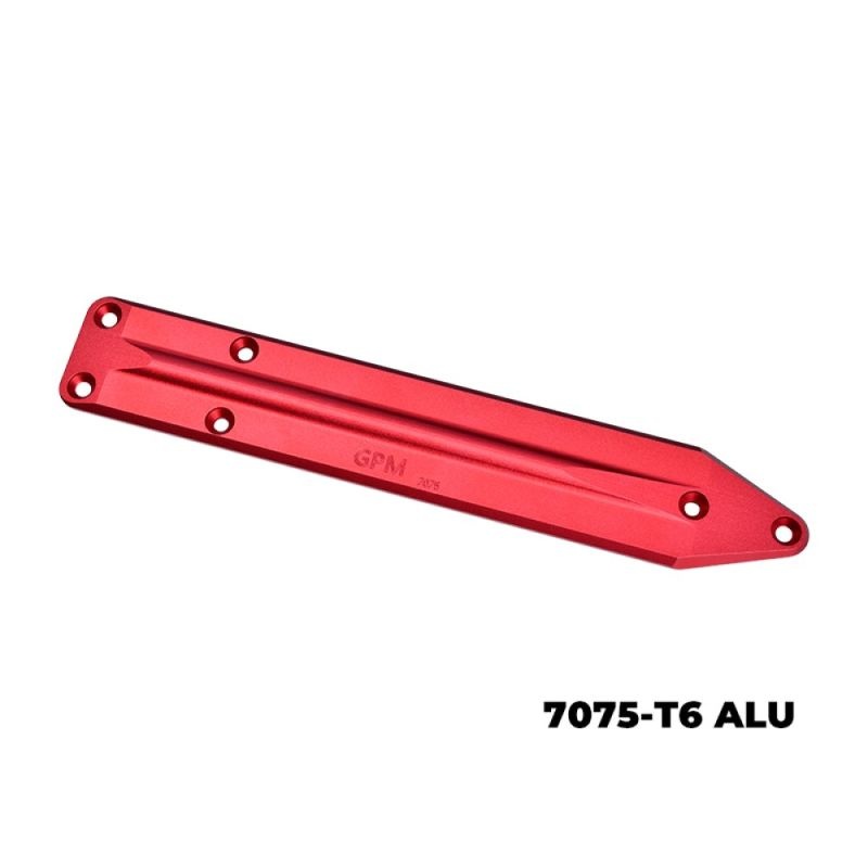 GPM Alu Skidplatte hinten rot  ARRMA 1/8 Kraton 6S EXB V6 MKV6330RR