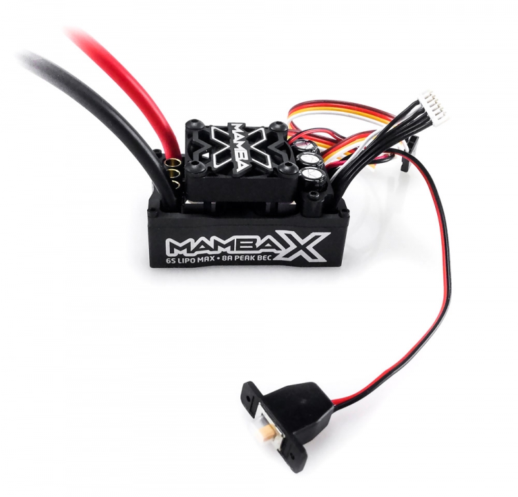 Castle Mamba X SCT ESC Combo mit 1410-3800KV Sensored Motor 010-0161-00