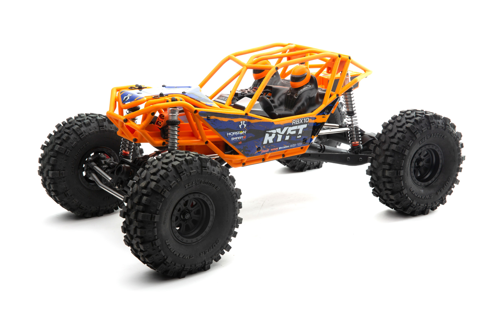 Axial 1/10 RBX10 Ryft 4WD Brushless Rock Bouncer RTR Orange AXI03005