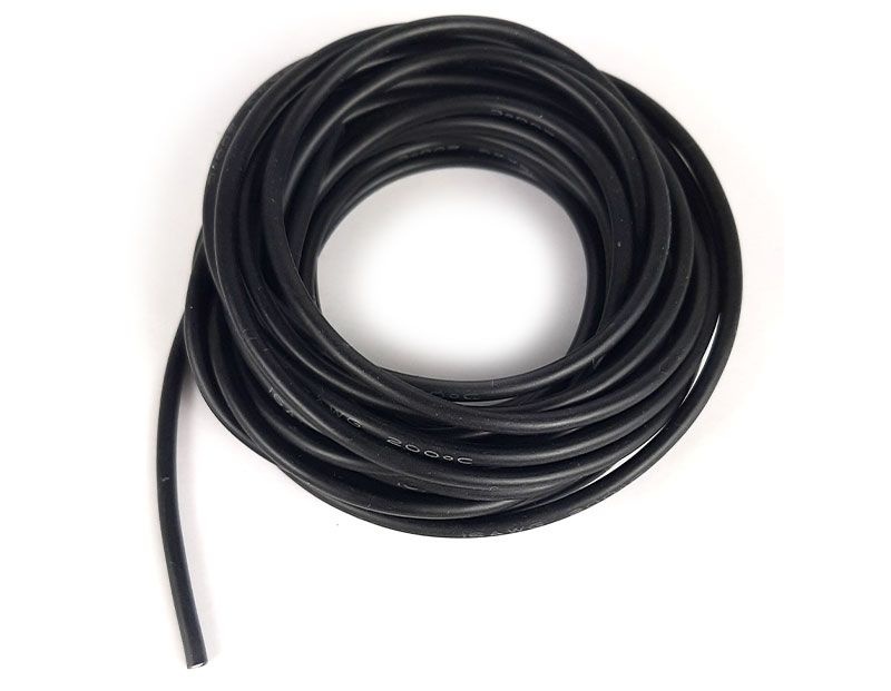 H-SPEED Silikonkabel flexibel 16AWG 1,5mm² 5m schwarz HSPC114