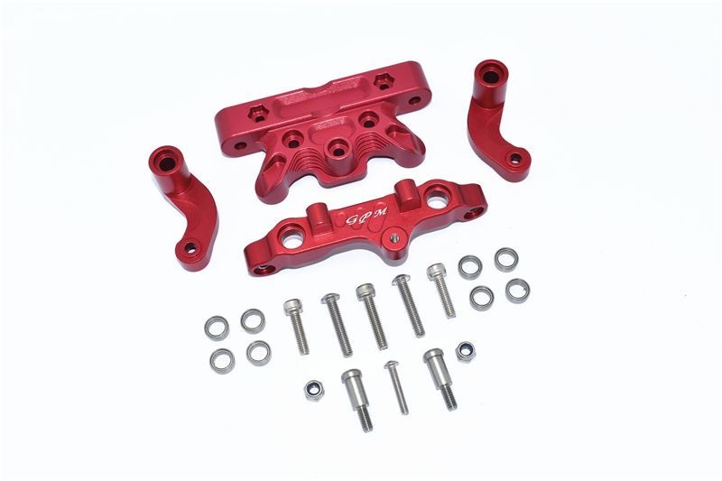 GPM Alu Querlenker- & Lenkungsbefestigung rot ARRMA Kraton, Outcast 8s MAKX048R