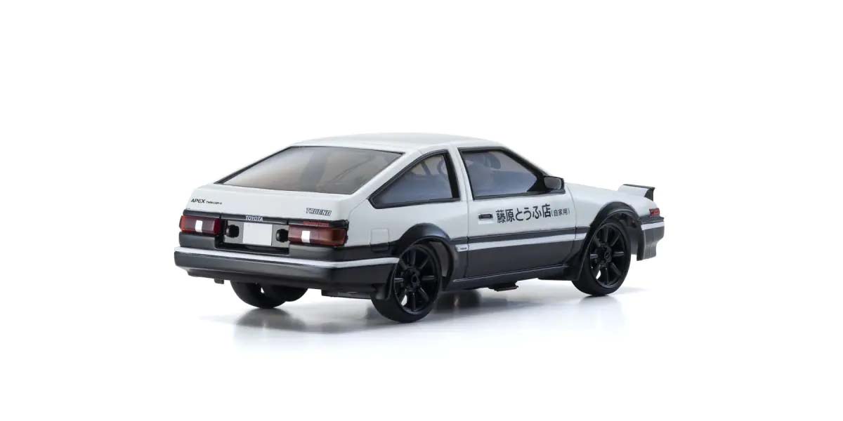 Kyosho First Mini-Z 1:28 Initial-D Sprinter Trueno AE86 WH/BK Carbon 66617A - Abbildung 3