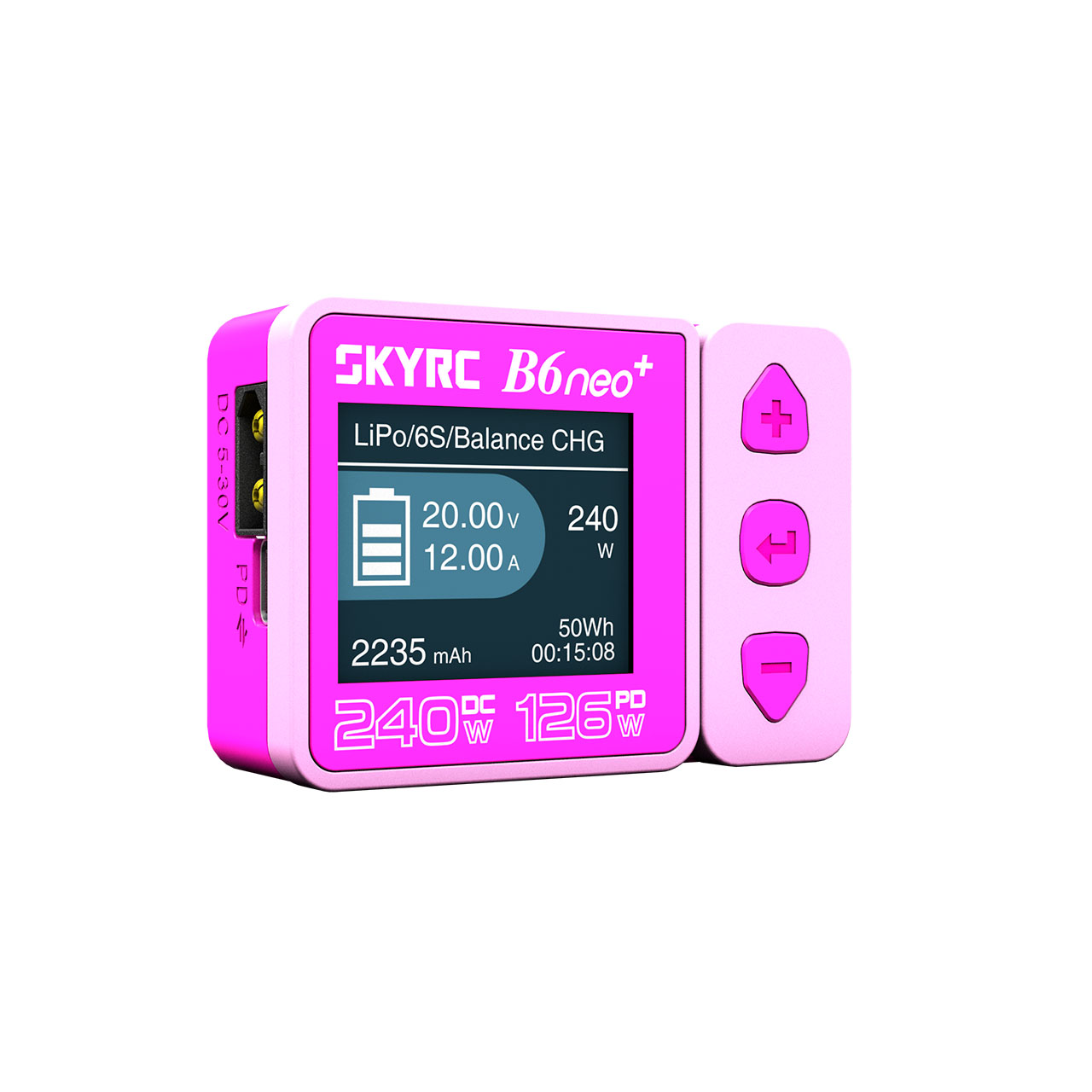 SkyRC B6neo+ Ladegerät pink LiPo 1-6s 10A 200W SK-100211-04