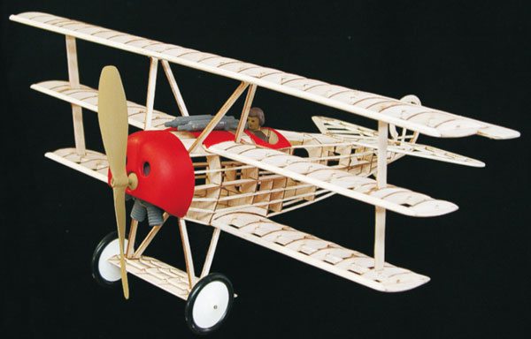 Guillow Fokker Triplane Balsabausatz 204