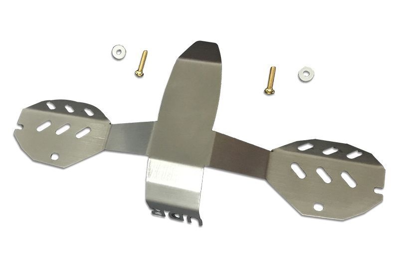 GPM Edelstahl Unterbodenschutzblech hinten Traxxas UDR