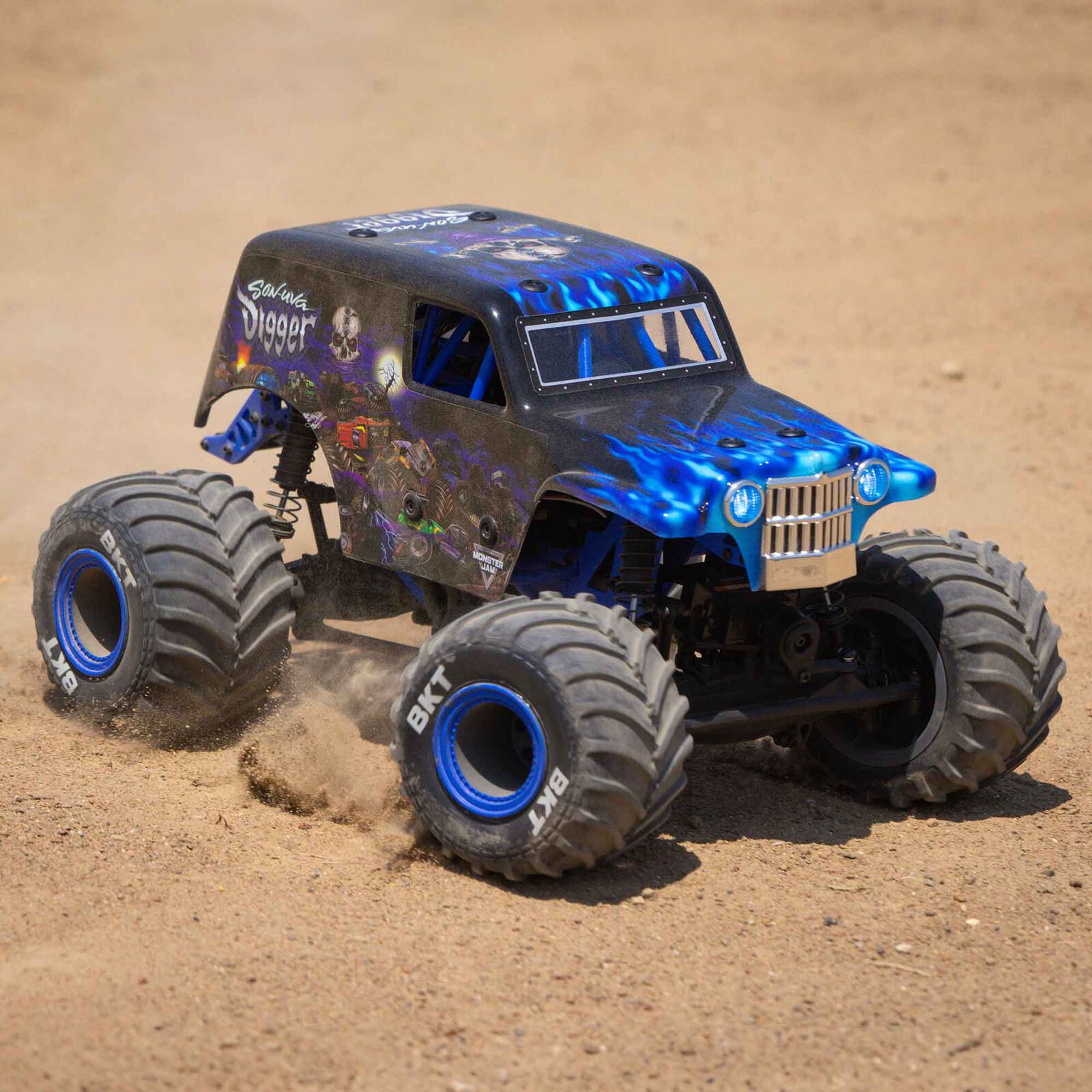 Losi Mini LMT Son Uva Digger 1/18 4WD Monster Truck LOS01026T2