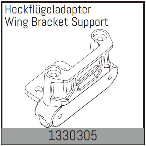 Absima Heckflügeladapter 1330305
