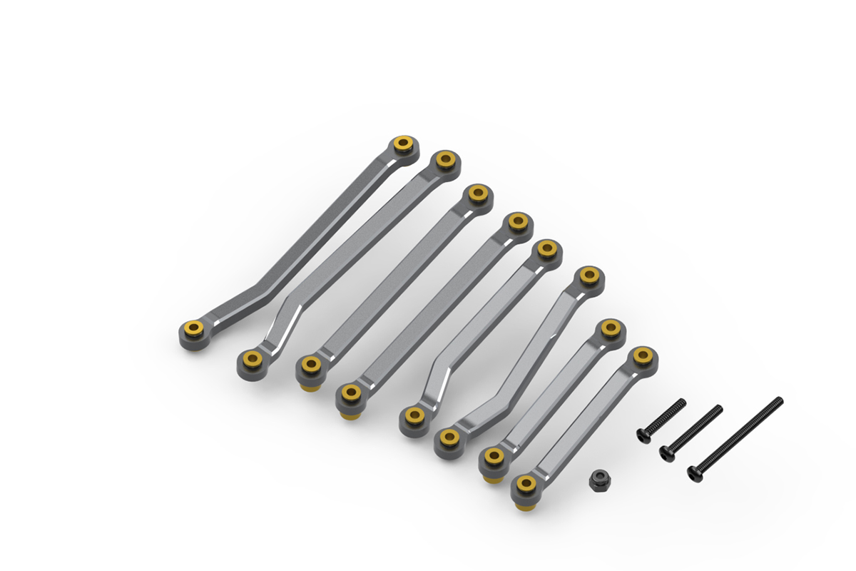 HPI Aluminum Aufhängung Querlenker Link Set (Gunmetal) 161147 - Abbildung 1