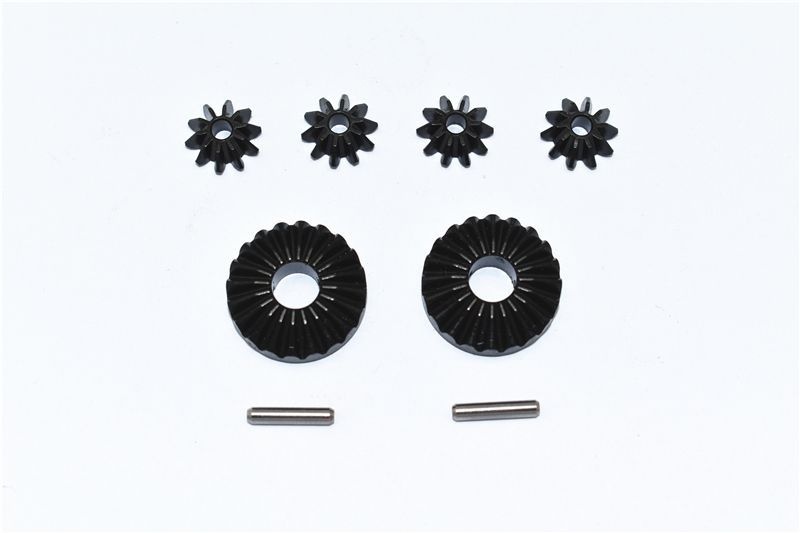 GPM Stahl Diff- & Antriebskegelrad Set gehärtet v/m/h (2/4 Stk.) Traxxas MAXX