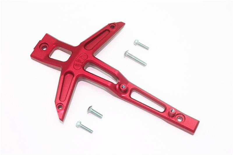 GPM Alu Chassis Oberdeck vorn rot Traxxas MAXX
