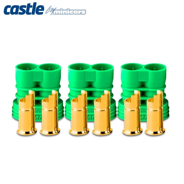 Castle Bullet Connector Female 6,5mm mit Gehäuse 3St. 011-0069-00