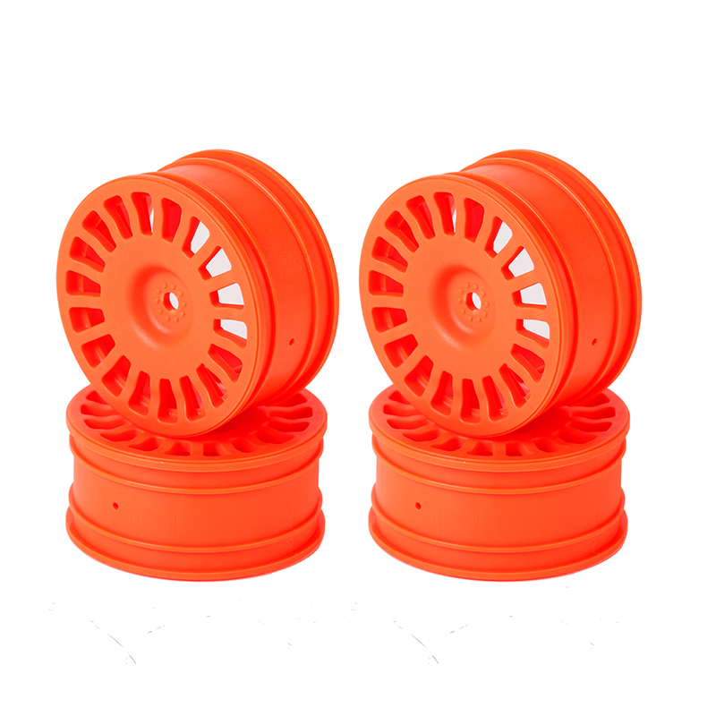 LC Racing Felgen Orange 25mm 18 Speichen (12mm) 4 Stück LC8057