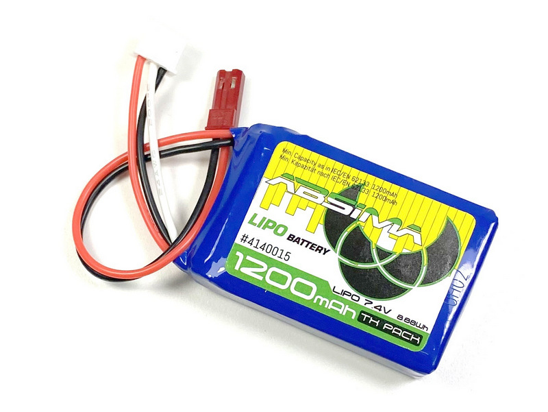 Absima TX LiPo 2S 7.4V 1200mAh SC (BEC-plug) 4140015 - Abbildung 1