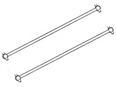 Amewi 60063P Center Front Dogbone (2P) 60063P