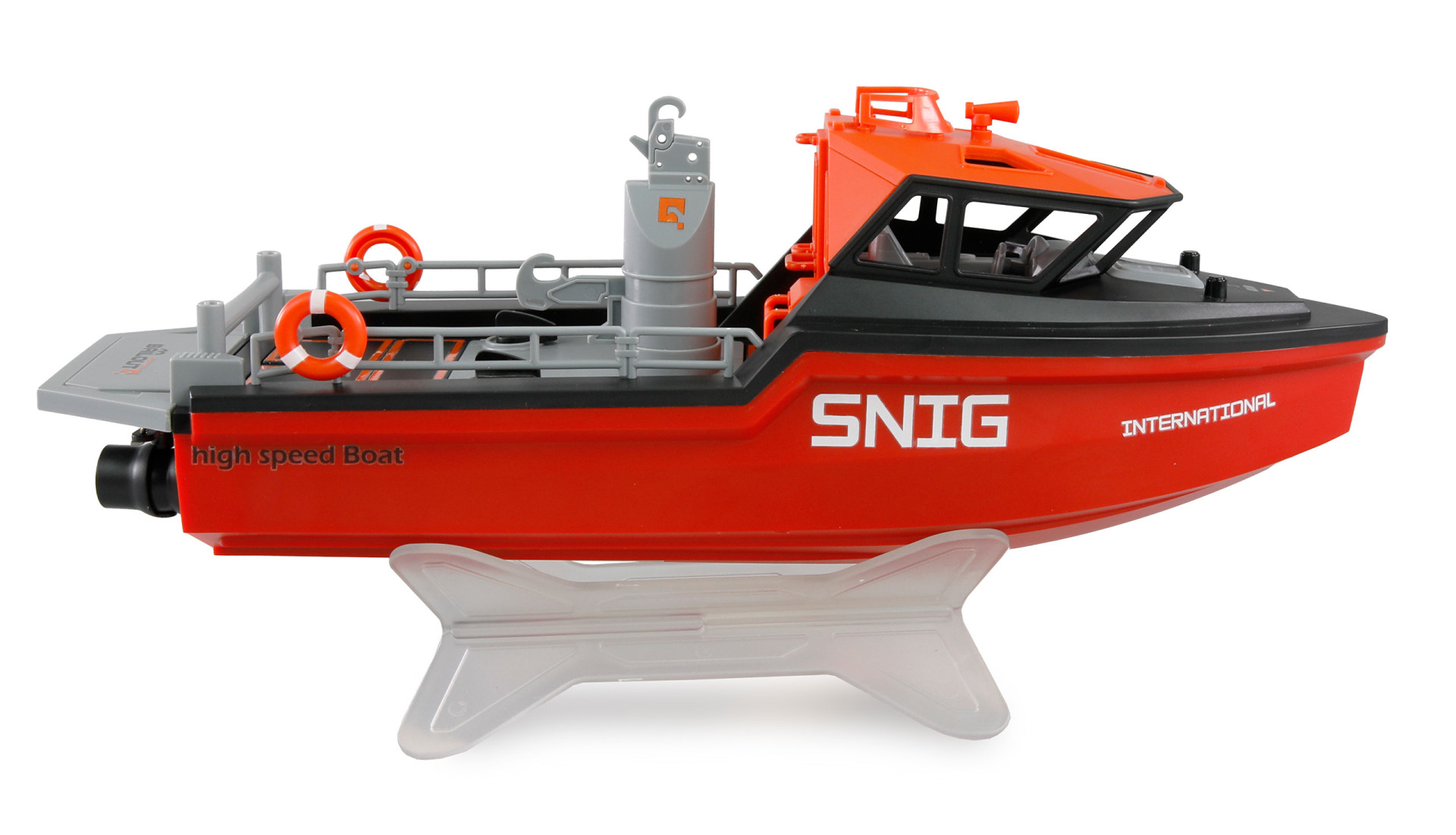 Amewi SNIG Rettungsboot brushless Jetantrieb 320mm RTR schwarz/rot 26117 - Abbildung 2