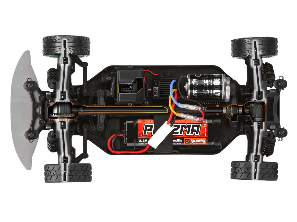 HPI 1:10 R/C RS4 Sport 3 DRIFT VGJR FH FORD MUSTANG V2 120094 - Abbildung 5
