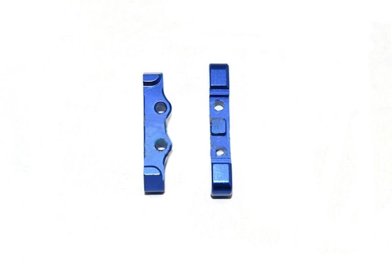 GPM ALUMINUM REAR TIE BAR MOUNT -2PC SET Team Losi Mini-T 2.0 blau