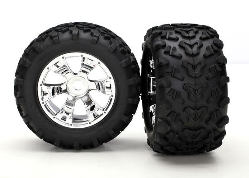 Traxxas Reifen+Felge montiert 17mm 5674 - Abbildung 1