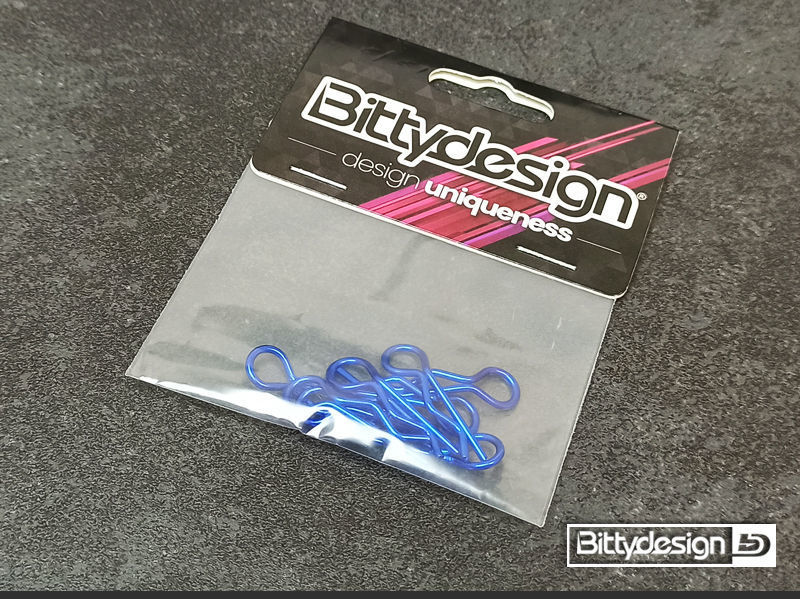 Bittydesign Body Clips Kit Big Scale (8) - Blue BDBC-88BL