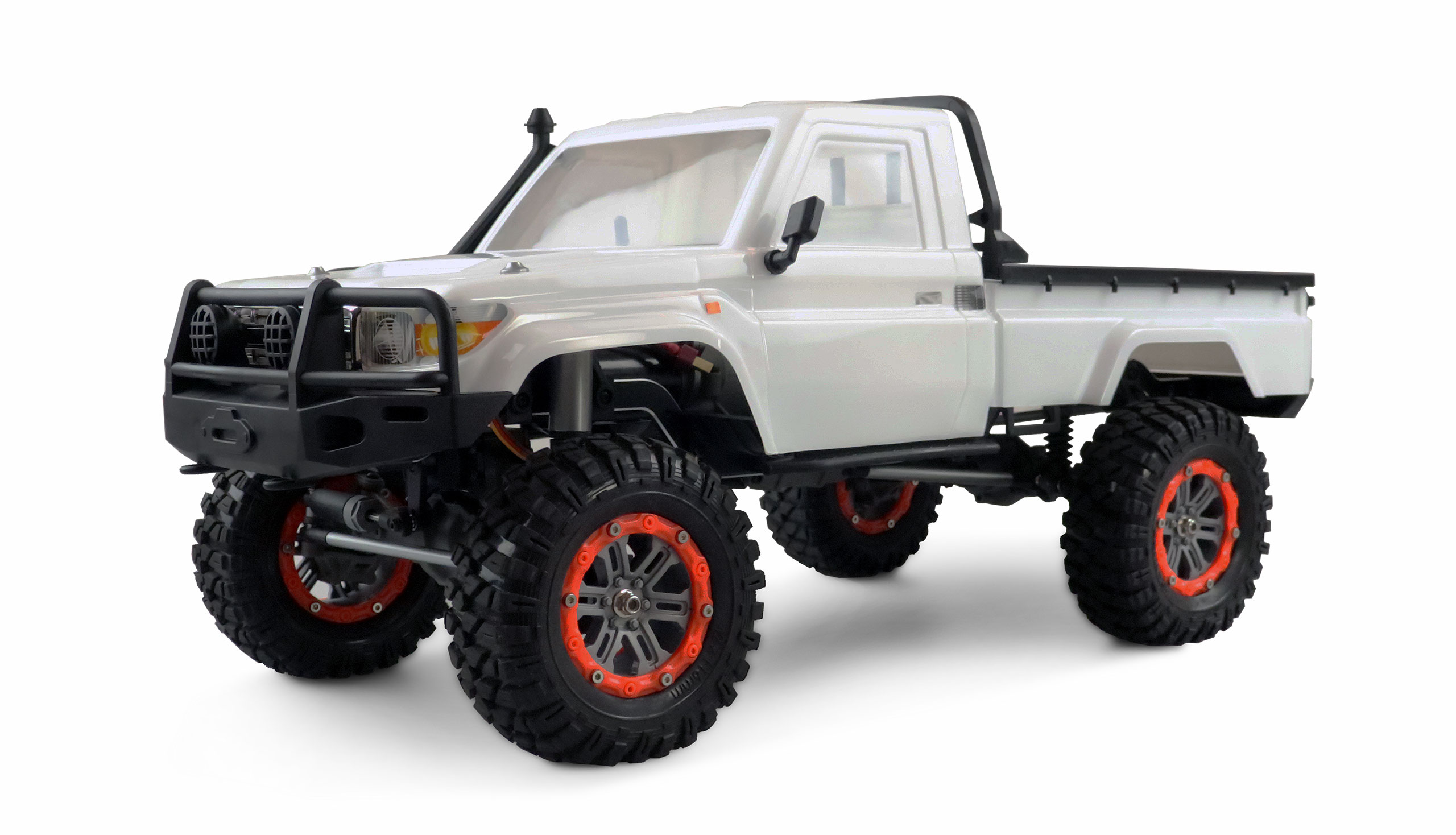 Amewi AMXRock RCX10B Scale Crawler Pick-Up 1:10, RTR weiß 22432