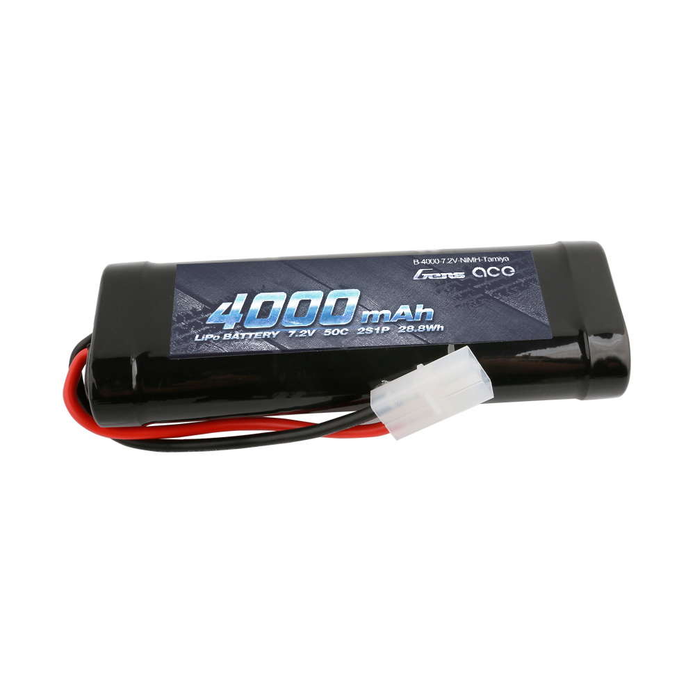 Gens ace Akku NiMh 7.2V-4000Mah (Tamiya) 135x48x25mm 385g GE2-4000-1TA