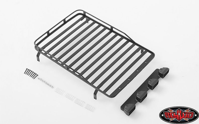 RC4WD Roof Rack with Light Pods for 1/18 Gelande D90 (Black) VVV-C0279
