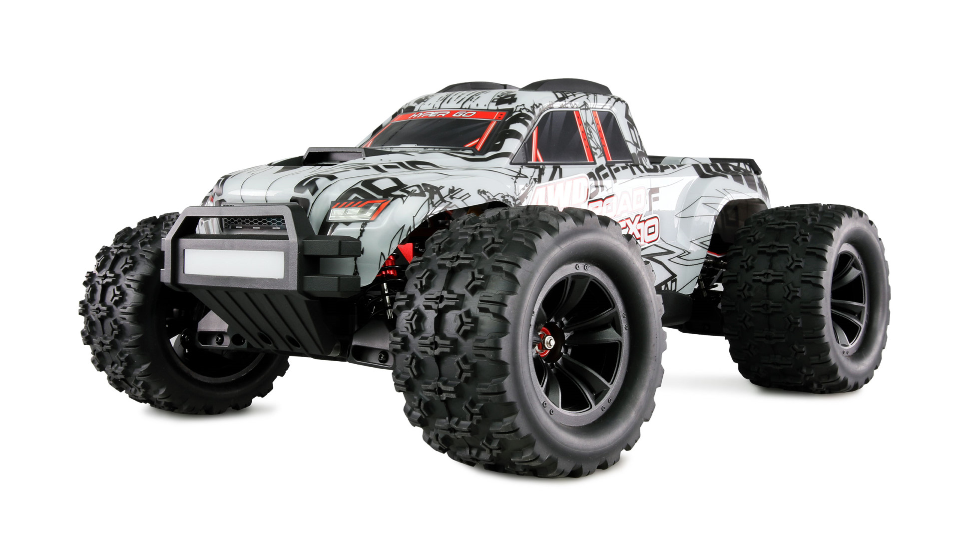 MJX Hyper GO 1/10 MTX10 Monstertruck Brushless ARTR weiß 22686 - Abbildung 1