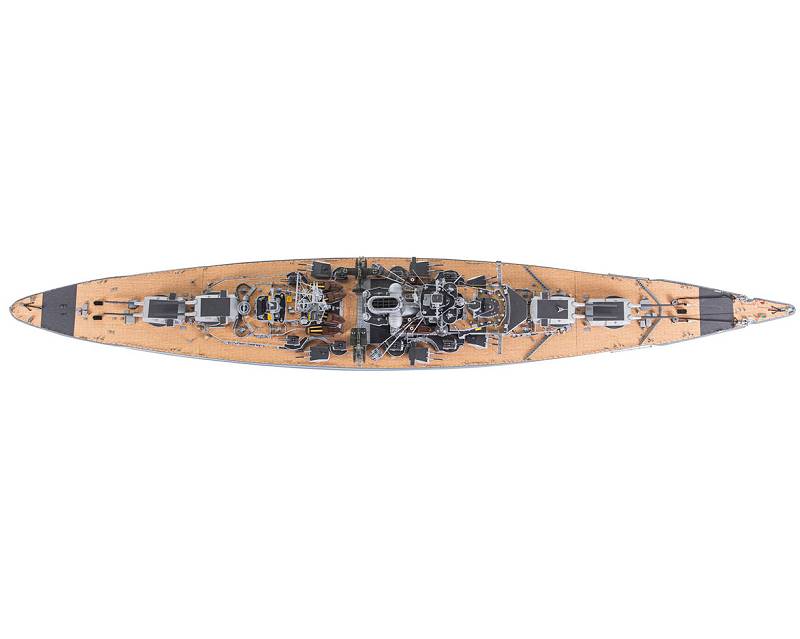 Amati Schlachtschiff Bismarck 1:200 Bausatz 25076
