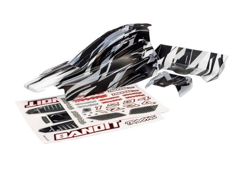 Traxxas Karo Bandit ProGraphix mit Aufkleber (benötigt Hintergrundbemalung) 2430X