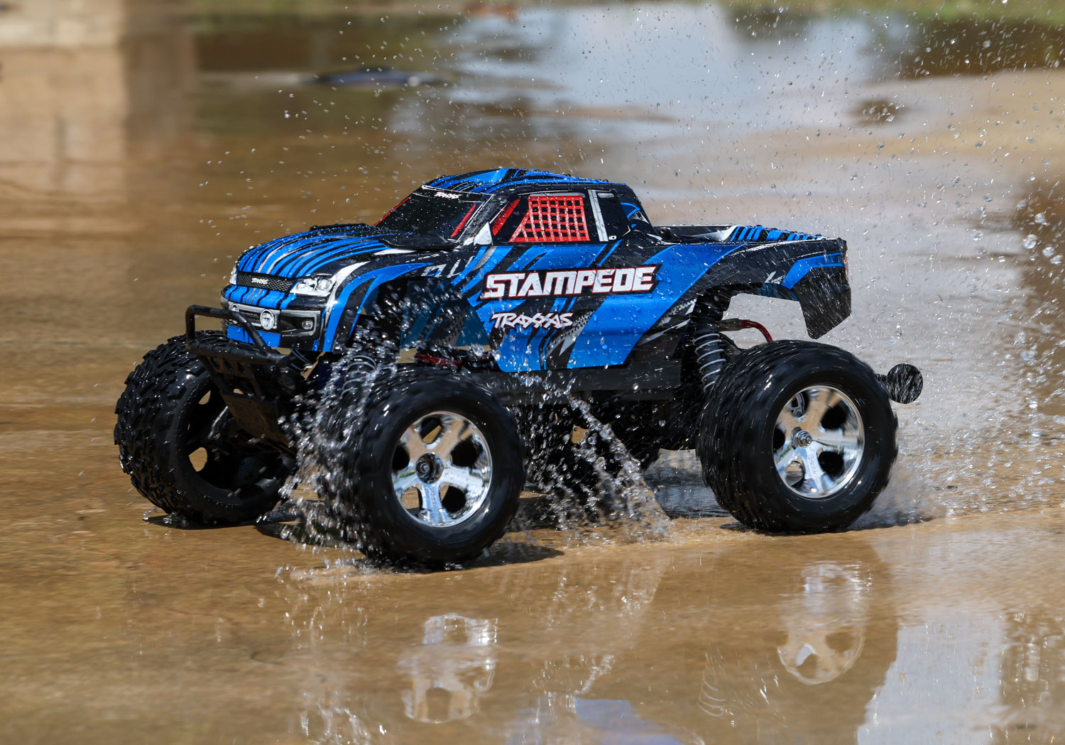 Traxxas Stampede Rot 1/10 2WD HD Monster-Truck RTR mit Akku und USB-Lader 36254-8 - Abbildung 7
