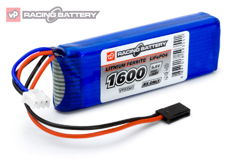 Vapex Empfänger Akku LiFe 6,6V 1600mAh Flat LF93541