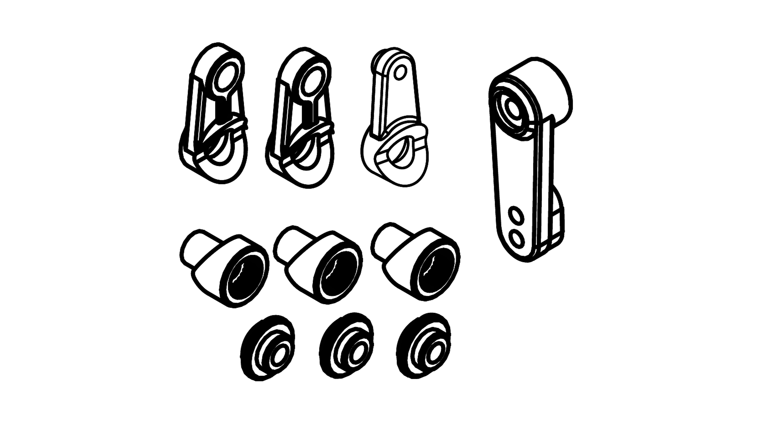 Amewi Servo Arm Set 17223015