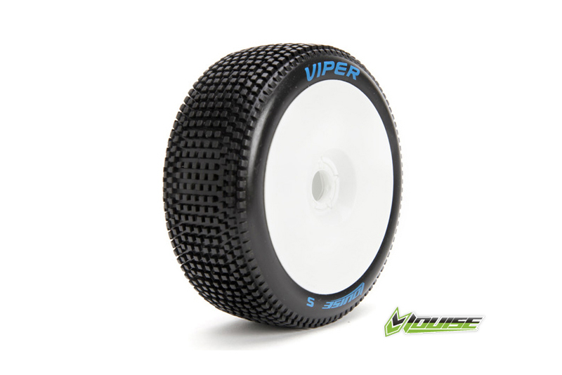 Louise B-Viper soft Felge weiß (2) Verbrenner 1:8 Offroad L-T3194SW