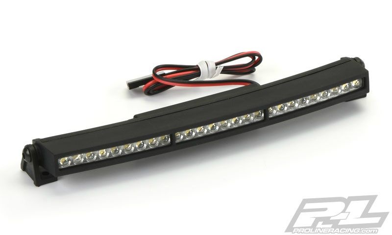 Pro-Line 5Zoll Super-Helle LED Light-Bar-Kit 6 - 12V gebogen für Rock Crawler, Rock Racers, 1:8 & 1:10 Monstertrucks 6276-03 - Abbildung 1