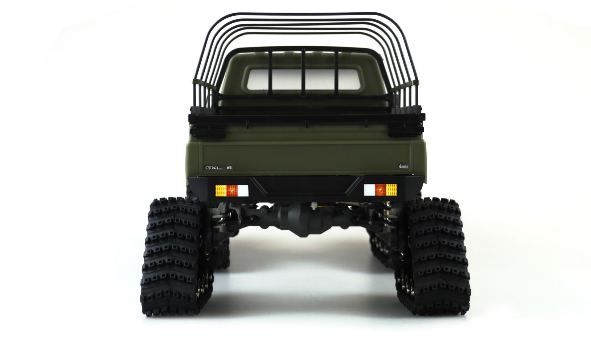 Amewi AMXRock RCX10PTS Scale Crawler Pick-Up 1:10, RTR grau 22463