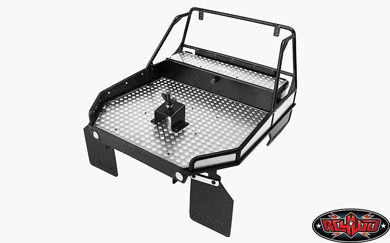 RC4WD Rear Tube Bed for Trail Finder 2 w/Mud Flaps (Black) VVV-C0253