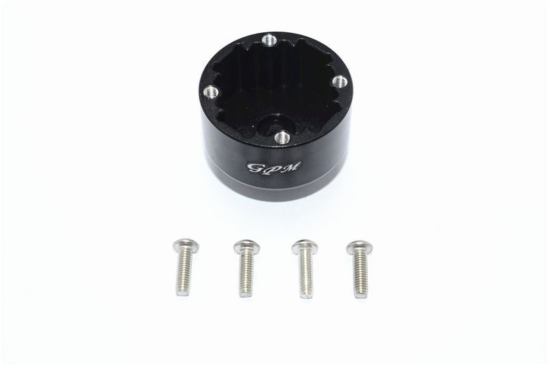 GPM Alu Differentialgehäuse v/h schwarz ARRMA Krat, Tal, Typh, Sent, Out, Notor, Limit, Infra 6s MAK011BK