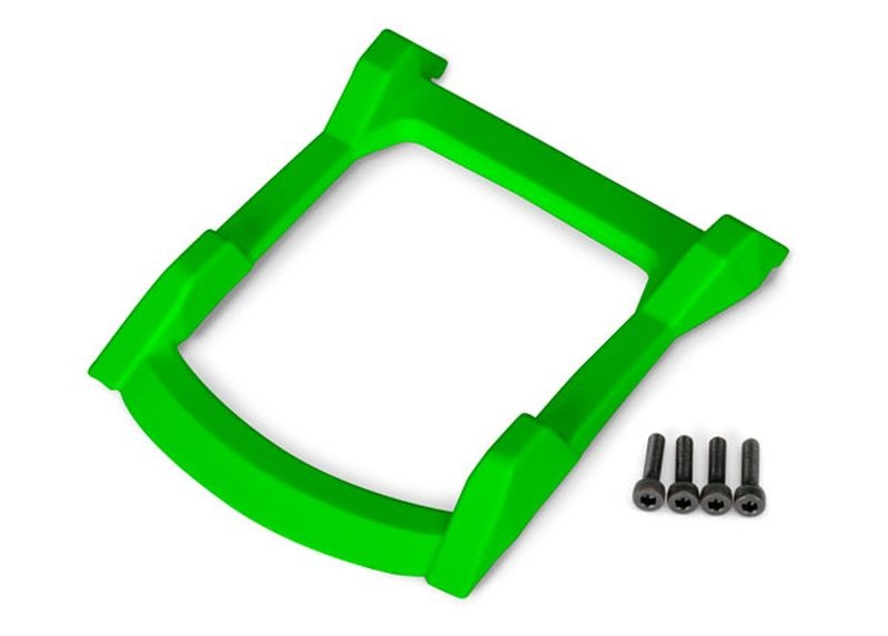 Traxxas 6728G Dach-Skid-Platte grün + Schrauben - Abbildung 1